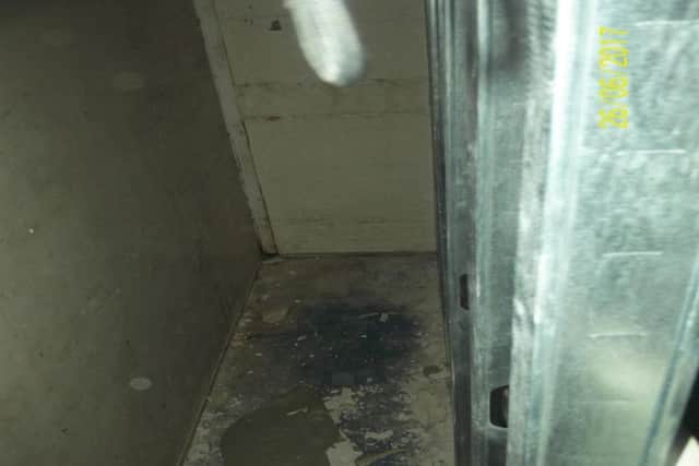 The hidden compartment Camara Menendez used