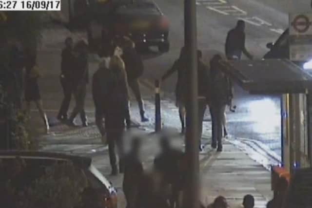 A CCTV image issued by police