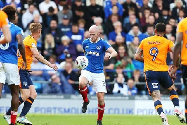 Drew Talbot features for Pompey's reserves tonight.