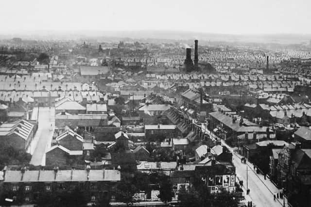 A superb view across the south of Portsea Island from St Mary's Church bell tower. Picture: Robert Jones Collection