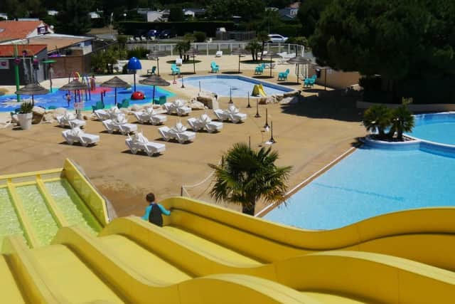 Theres fun for the all the family in the swimming pools on site.