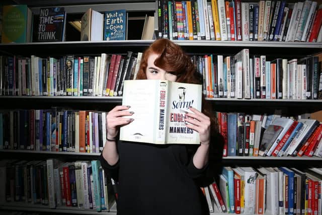Nicky Redd gets stuck into a good book at the launch of Portsmouth BookFest