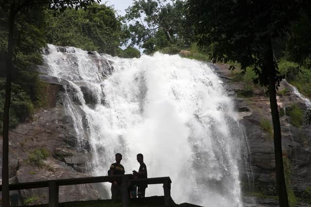 Watching the Wachirathan Falls in Doi Angka aka Doi Inthanon National Park.