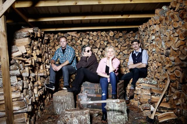 Belly, from left: Chris Gorman, Gail Greenwood, Tanya Donelly and Tom Gorman. Picture:Chris Gorman.