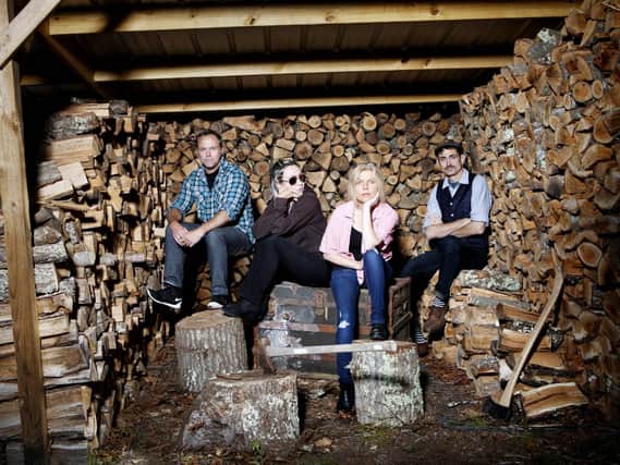 Belly, from left: Chris Gorman, Gail Greenwood, Tanya Donelly and Tom Gorman. Picture:Chris Gorman.