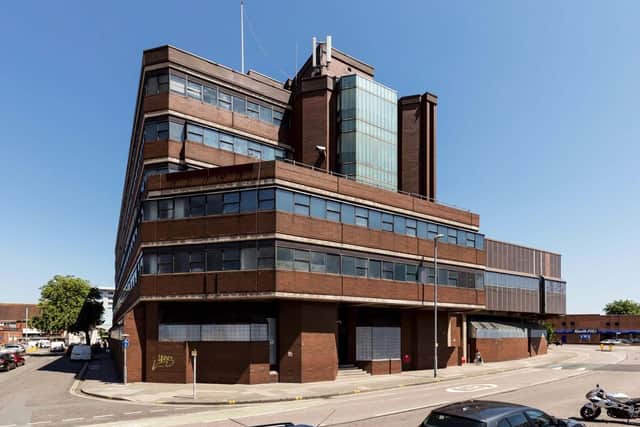 A Royal Mail Post Office and working office operates from inside the Slindon Street building