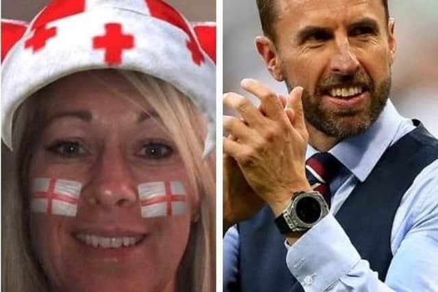 Becky Jackson (left) and Gareth Southgate
