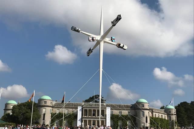 The Central Feature at the Goodwood Festival of Speed today