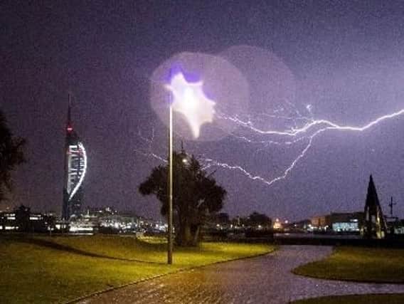 Thunderstorm warnings have been issued for Portsmouth. Picture: Steve Parsons/PA Wire
