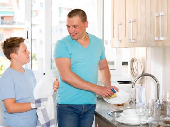 Blaise Tapp will give his son the 'birds and the bees' talk - probably during the washing up