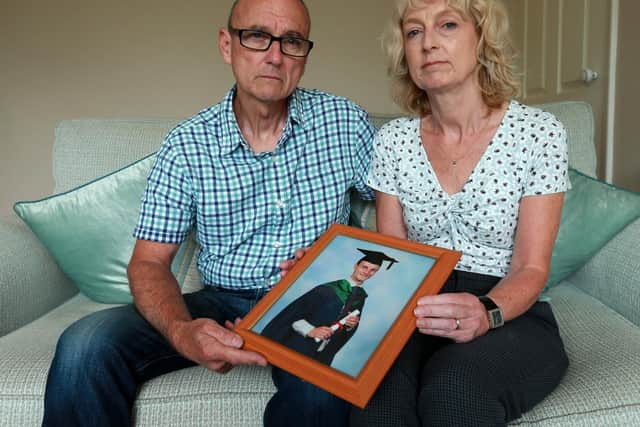 Mike and Karen Bone are still searching for their missing son Matt. Picture: Chris Moorhouse