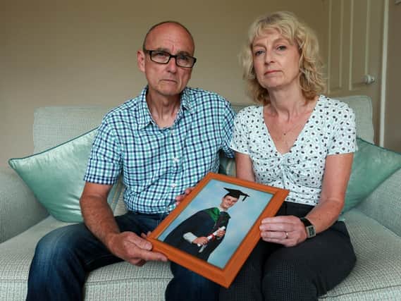 Mike and Karen Bone are still searching for their missing son Matt. Picture: Chris Moorhouse