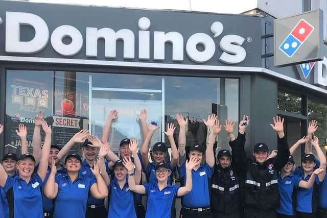 Domino's opened a new store in Cowplain yesterday. Picture: Domino's