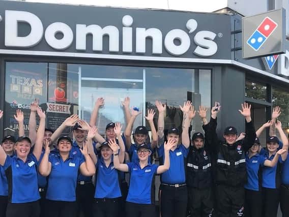 Domino's opened a new store in Cowplain yesterday. Picture: Domino's