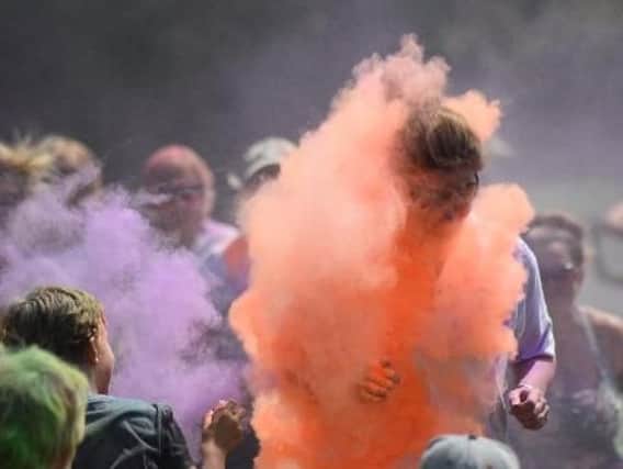 You can sign up for a colour run in Fareham