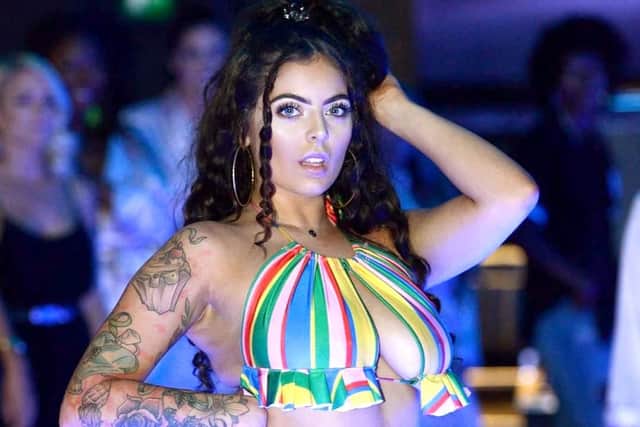 Candice Osman who is in the running for Miss Swimsuit UK