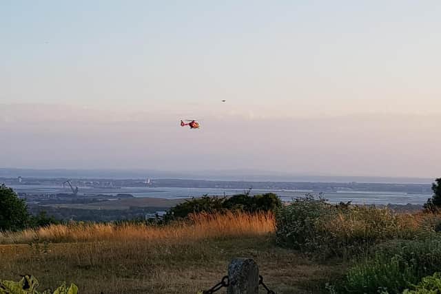 Is this a UFO flying over Portsmouth? Picture: Vikki Paul