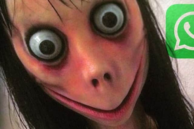 Parents are being warned about the WhatsApp game 'Momo'. Picture: Guardia Civil/ Twitter