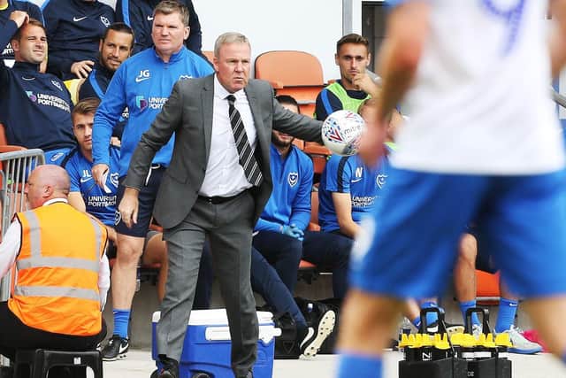 Pompey boss Kenny Jackett. Picture: Joe Pepler