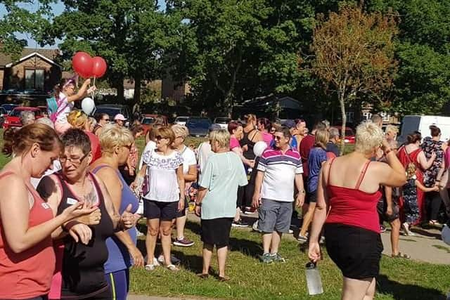 Slimming World members from Waterlooville and Cowplain attended, along with friends and family