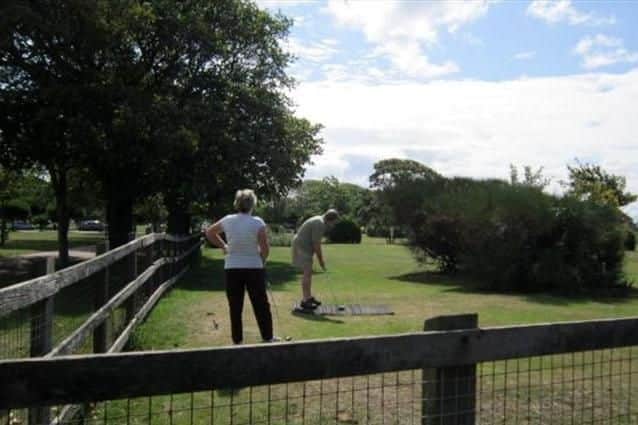 Southsea Minigolf in use