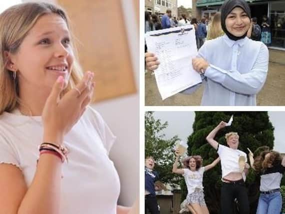 Students across the Portsmouth are are celebrating their GCSE results
