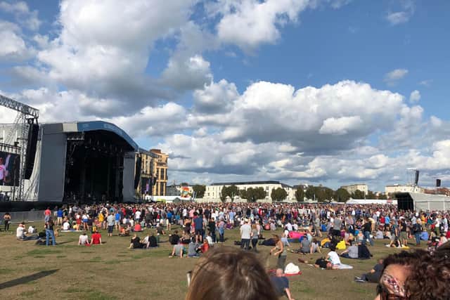 Audiences watching Sleeper at the Common Stage