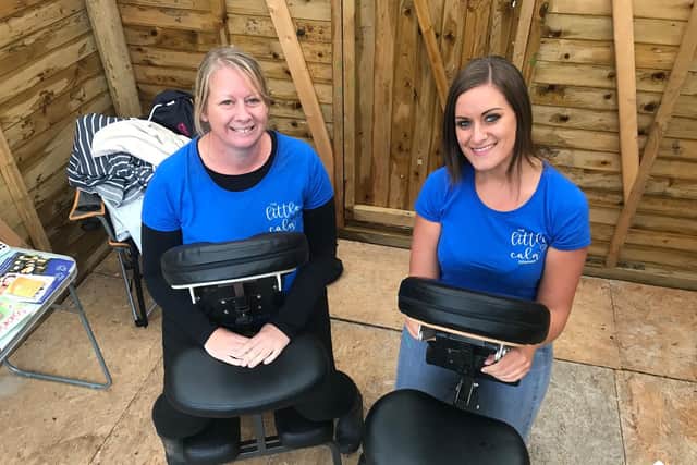 Louise Rooke and Helen Richards of the Little Calm Company. Picture: Byron Melton