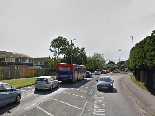 Approach to the Crookhorn roundabout. Picture: Google Maps