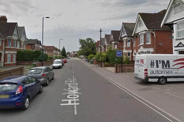The crash happened on Howard Road. Picture: Google Maps