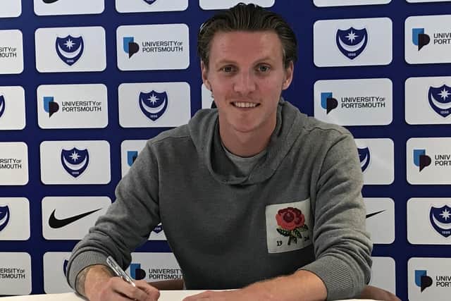 Joe Mason has signed for Pompey from Wolves. Picture: Portsmouth FC