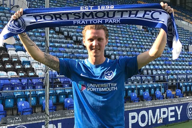 Joe Mason has signed for Pompey until January. Picture: Joe Pepler