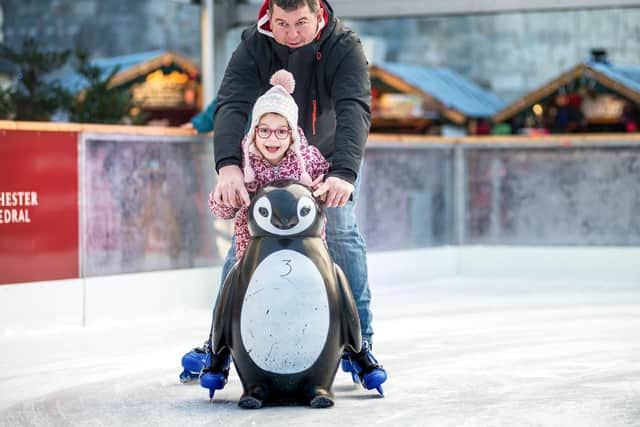 There will be a Christmas tree in the centre of the Ice Rink this year. Picture: Harvey Mills