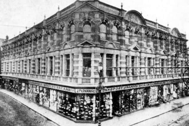 This marvellous building once housed Landport Drapery Bazaar (LDB) on the corner of Commercial Road and Arundel Street, Portsmouth. Picture: Barry Cox