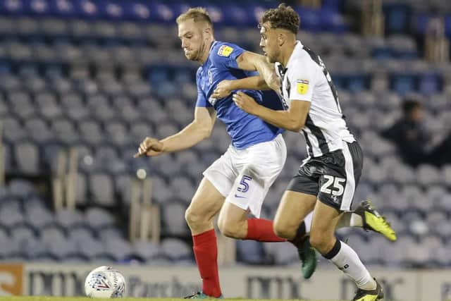Pompey defender Matt Clarke. Picture: Robin Jones
