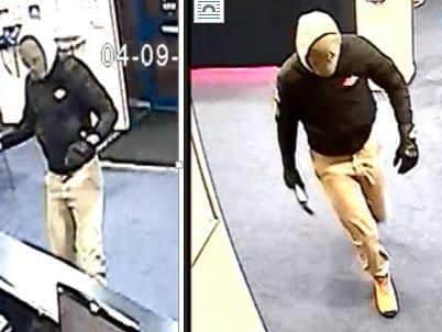 Do you recognise the masked suspect? Picture: Hampshire Constabulary