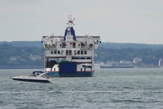 The search on August 29 after Alan Stafford fell from the Wightlink ferry St Cecilia in Portsmouth Harbour