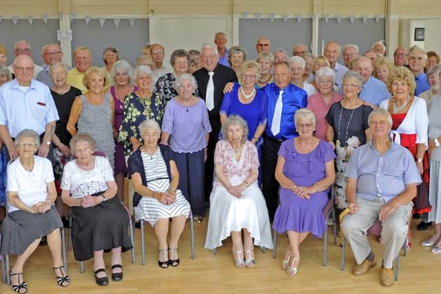 Members of the Waterlooville Community Centre tea dance celebrate its 25th anniversary