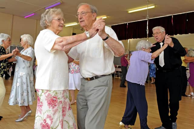 Members of the Waterlooville Community Centre tea dance enjoying  a waltz