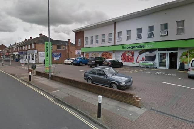 The incident happened at the Co-Op on Havant Road, Drayton. Picture: Google Maps