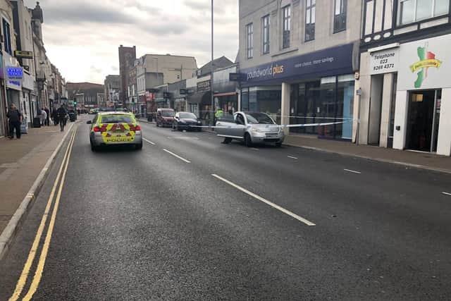 Police in London Road, North End