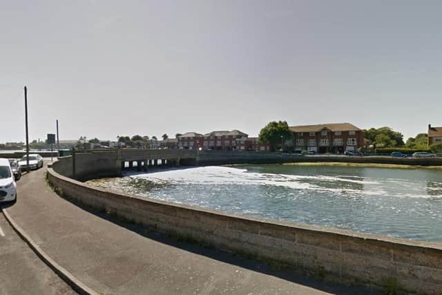 Water close to the incident, in Gosport. Picture: Google Street View