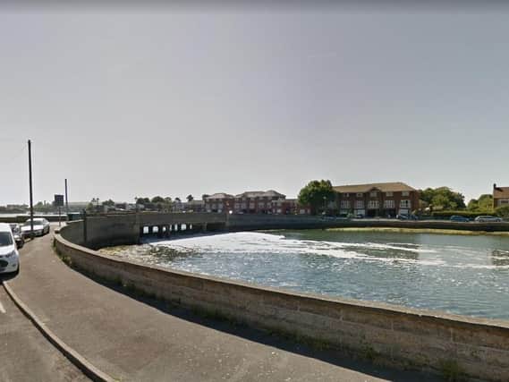 Water close to the incident, in Gosport. Picture: Google Street View