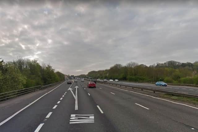 The M27, close to J11. Picture: Google Street View