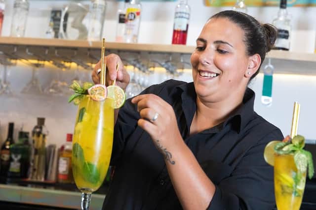 The Multi-Millionaire Mojito has champagne and passion-fruit.
