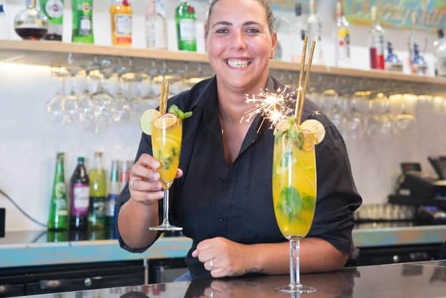 Three Bar's resident mixologist Sarah Renda created the cocktail.