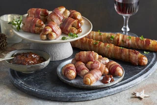 Aldi will be selling giant pigs in blankets this Christmas. Picture: Aldi