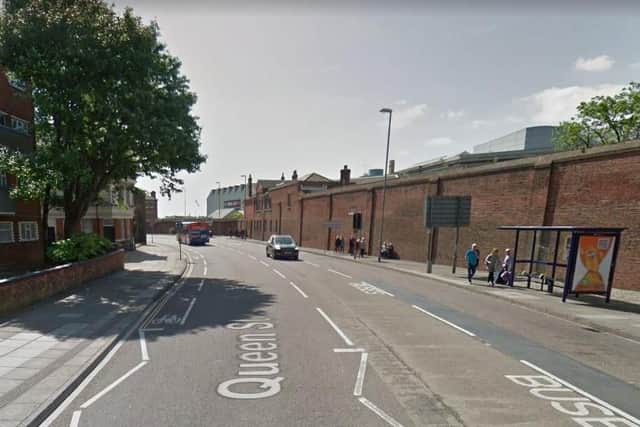 The robbery happened on Queen Street. Picture: Google Street View