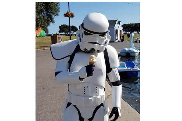 Do Stormtroopers know how to eat ice cream?