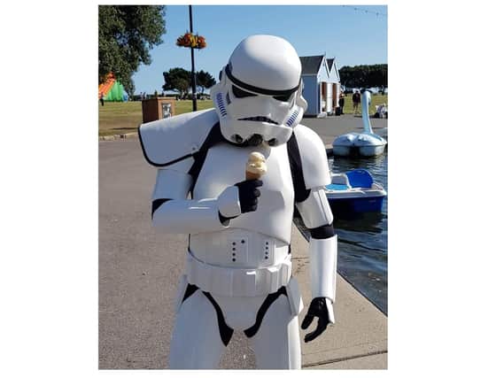 Do Stormtroopers know how to eat ice cream?